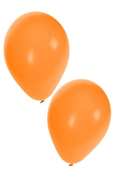 e-carnavalskleding-SYK Helium ballonnen 50 x oranje nr 10