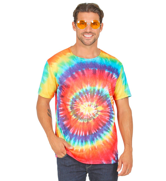 e-carnavalskleding-SYK Hippie shirt Tie-Dye