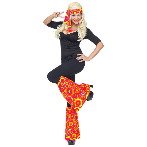 e-carnavalskleding-SYK Hippie verkleedset rode bollen  unisex jaren-7