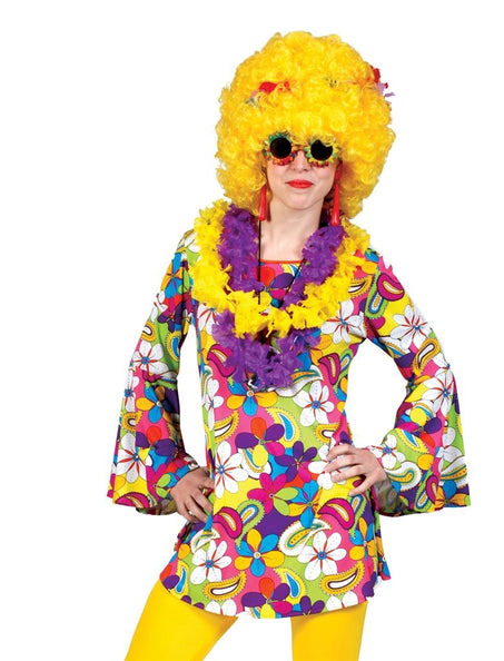 e-carnavalskleding-SYK Hippy Flower power pak Evi