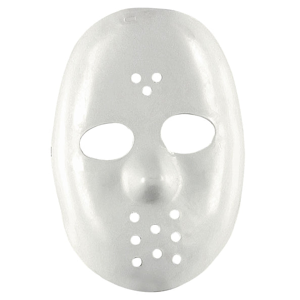 e-carnavalskleding-SYK Hockey masker wit plastic