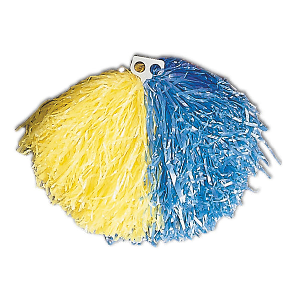 e-carnavalskleding-SYK Leuke blauw gele pompom cheerleader