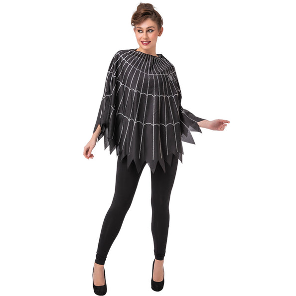 e-carnavalskleding-SYK Leuke poncho skeleton Sacha