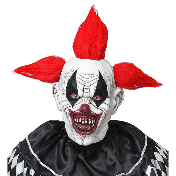 e-carnavalskleding-SYK Masker horror clown Wessel met haar