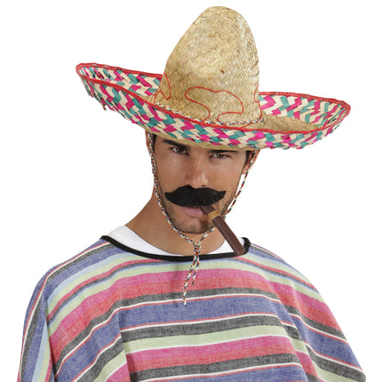 e-carnavalskleding-SYK Mexicaanse sombrero multi