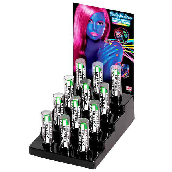 e-carnavalskleding-SYK Neon groene lippenstift 6ml