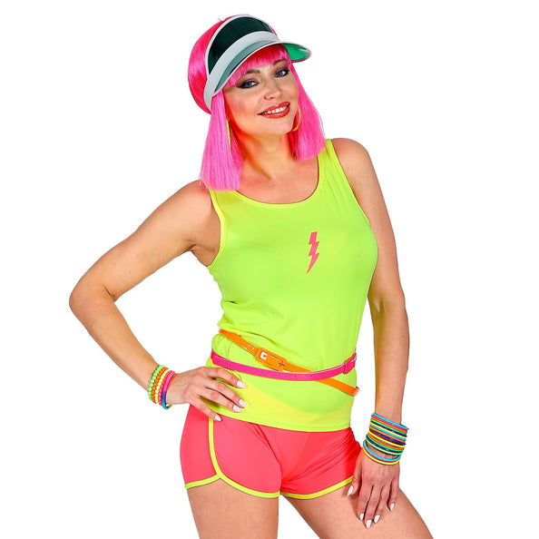 e-carnavalskleding-SYK Neon roze hotpants