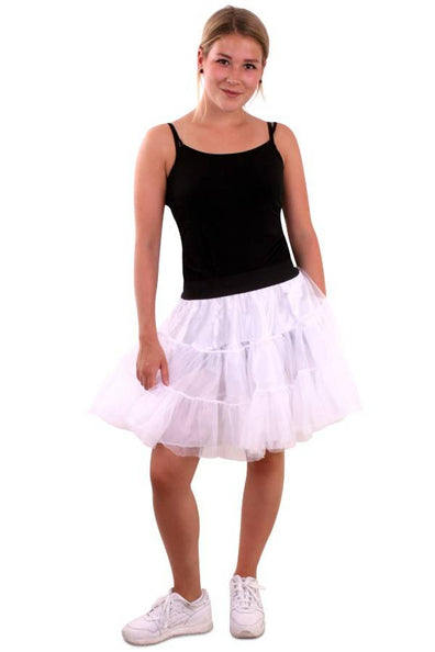 e-carnavalskleding-SYK Petticoat wit 3-laags