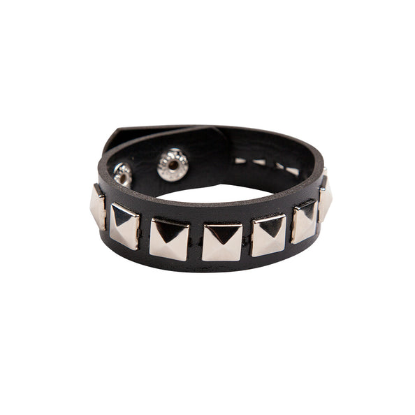 e-carnavalskleding-SYK Punk armbandje met studs