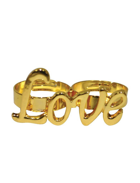 e-carnavalskleding-SYK Ring love goud