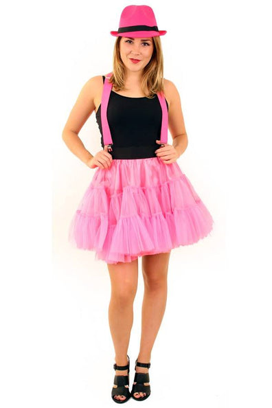 e-carnavalskleding-SYK Roze petticoat  3 laags