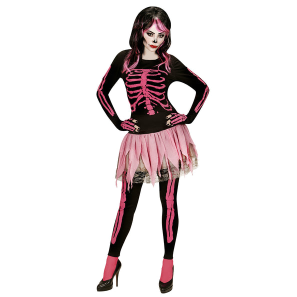 e-carnavalskleding-SYK Roze skeletonjurkjes voor Halloween