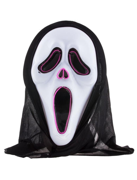 e-carnavalskleding-SYK Scream masker met licht