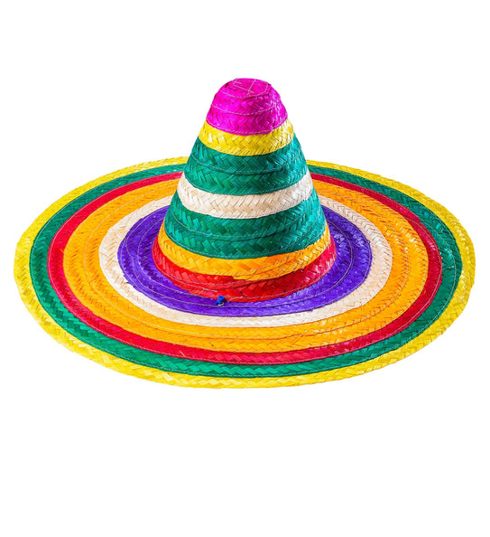 e-carnavalskleding-SYK Sombrero 50cm veelkleurig Hannie