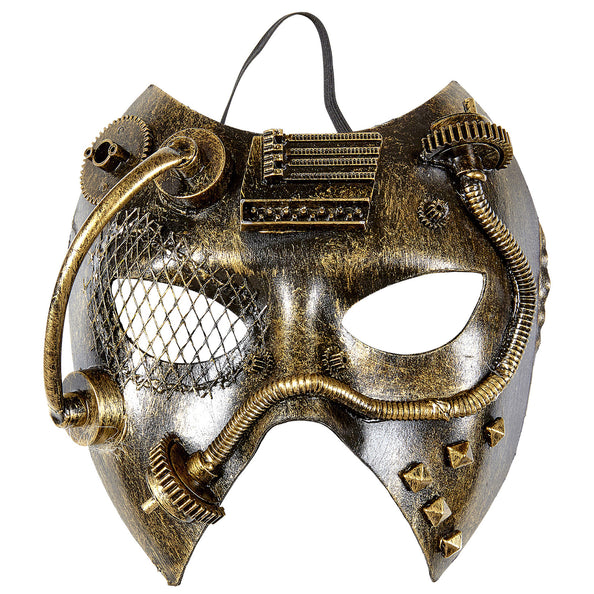 e-carnavalskleding-SYK Steampunk masker koper