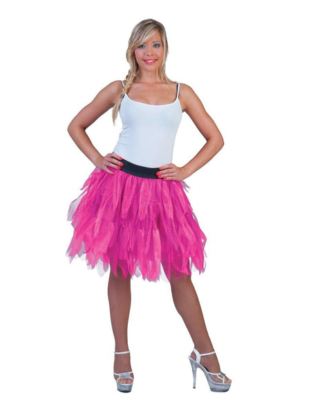 e-carnavalskleding-SYK Tule rok neon roze Gigi