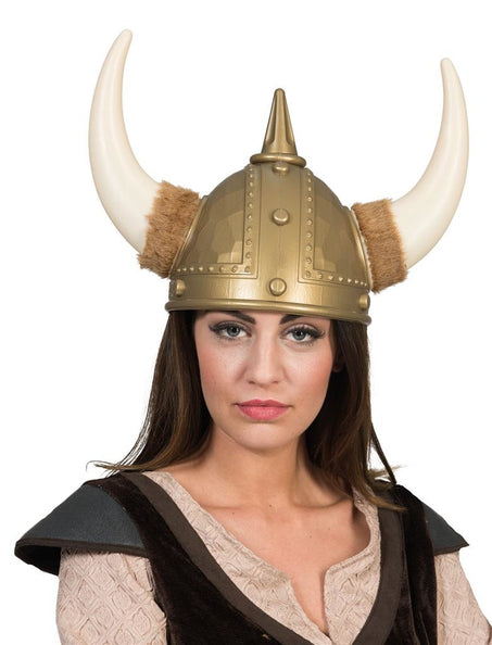 e-carnavalskleding-SYK Viking helm Alana met hoorns