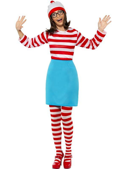 e-carnavalskleding-SYK Where's Wally? Wenda kostuum dames