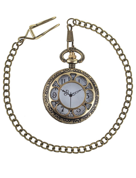 e-carnavalskleding-SYK Zakhorloge steampunk met ketting