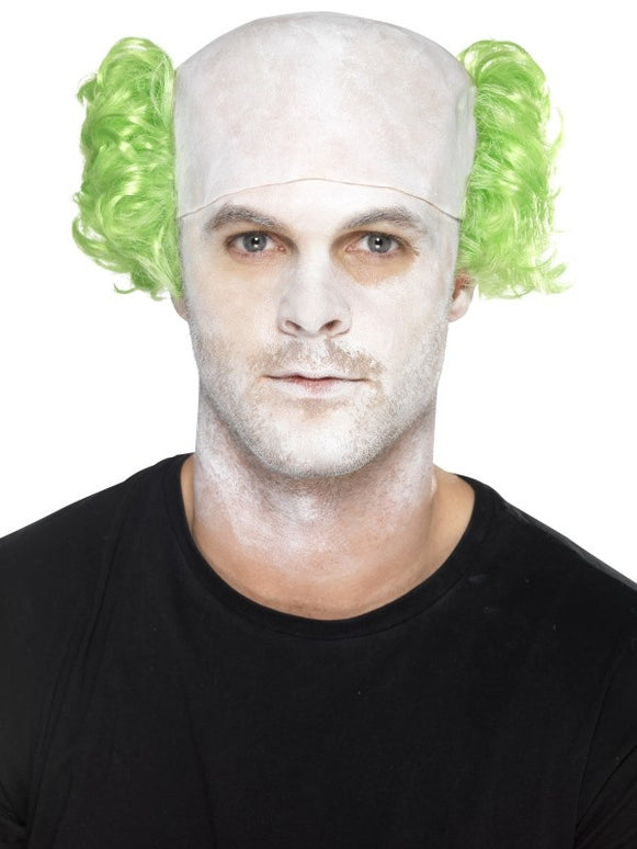 Schmink set clown met groene  haren